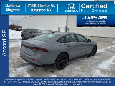 2025 Honda Accord SE