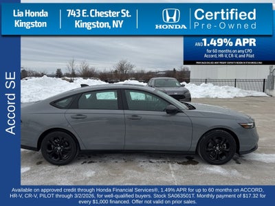 2025 Honda Accord SE