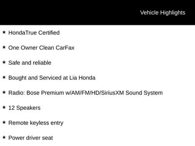 2022 Honda Civic Touring