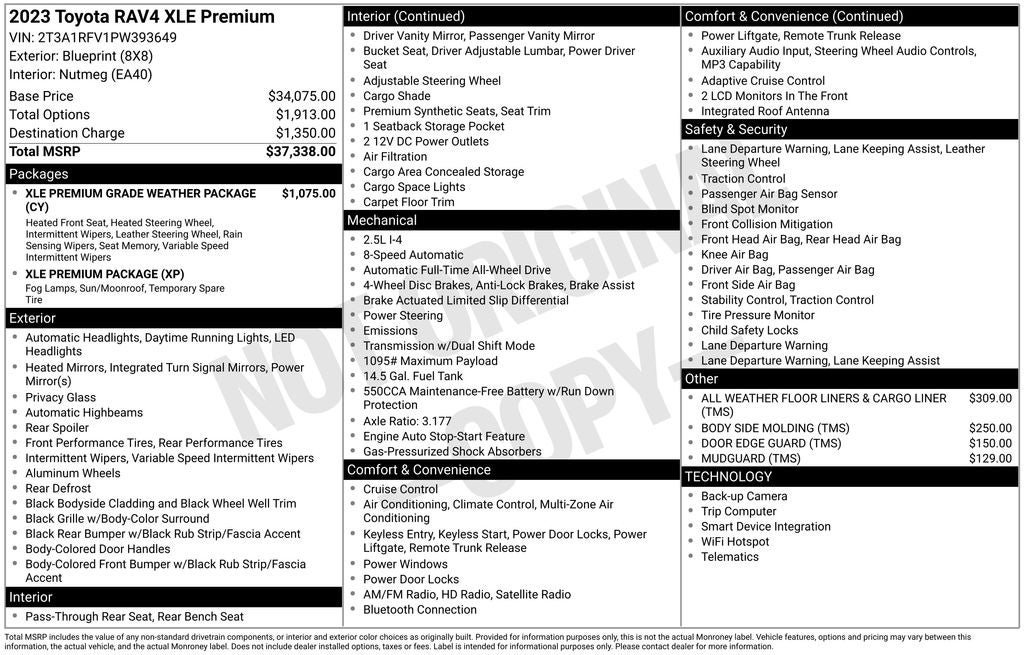 2023 Toyota RAV4 XLE Premium