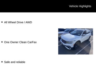 2022 Volkswagen Tiguan 2.0T SE