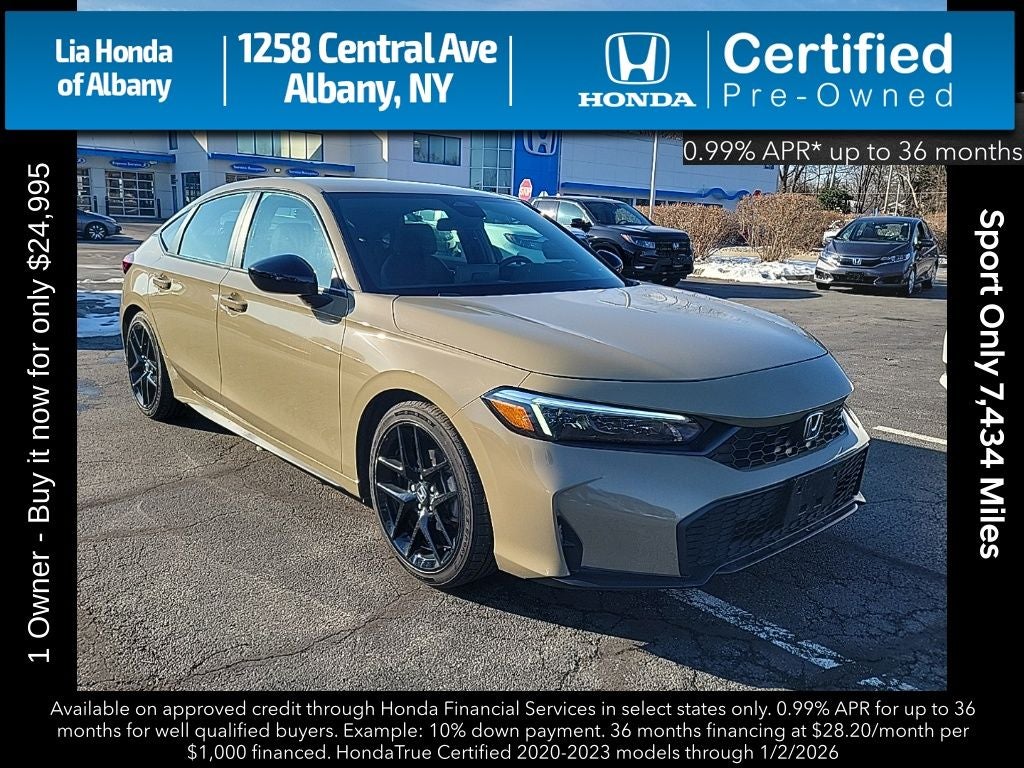 2025 Honda Civic Sport