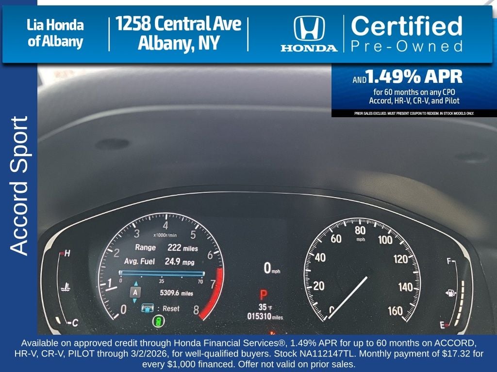 2022 Honda Accord Sport