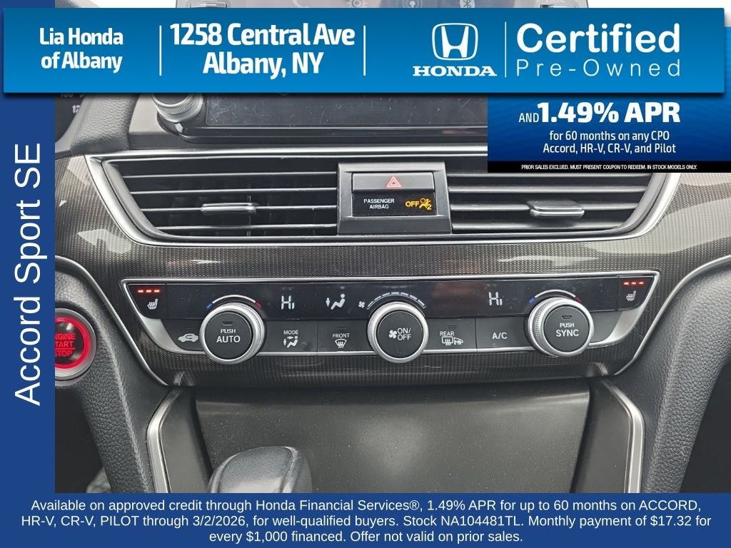 2022 Honda Accord Sport Special Edition