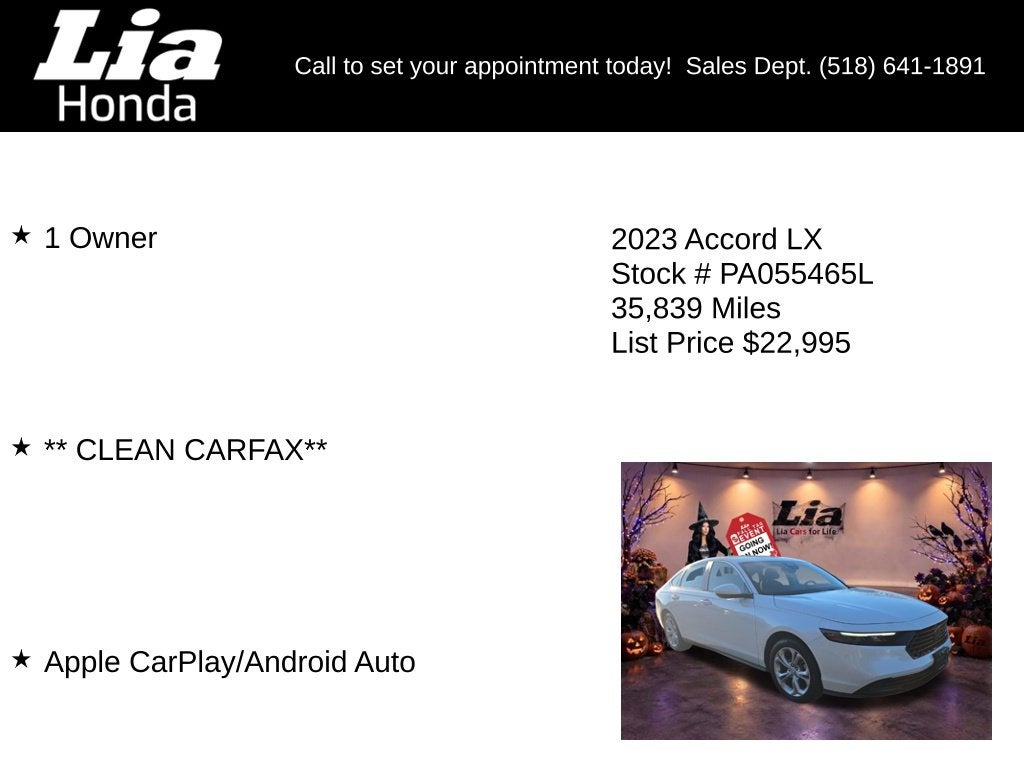 2023 Honda Accord LX