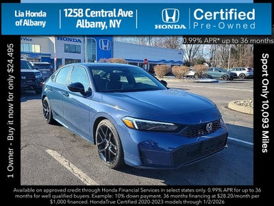 2025 Honda Civic Sport