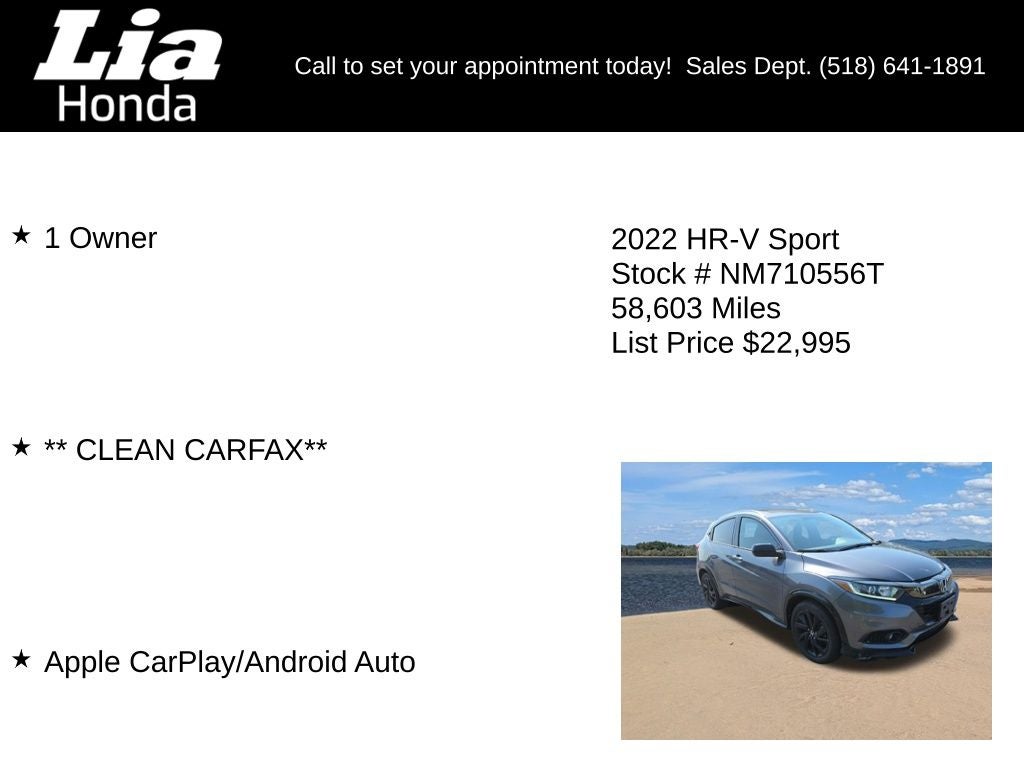 2022 Honda HR-V Sport