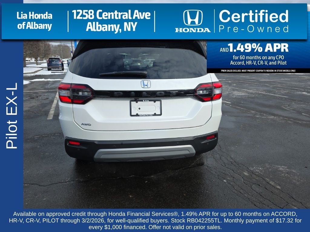 2024 Honda Pilot EX-L 8 Passenger