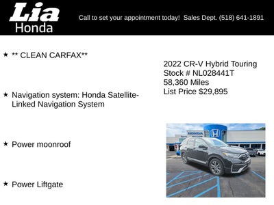 2022 Honda CR-V Hybrid Touring