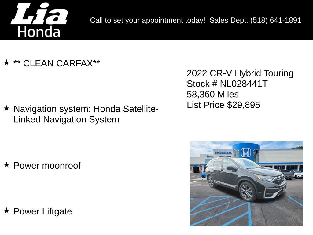 2022 Honda CR-V Hybrid Touring