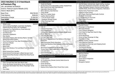 2022 Mazda Mazda3 Premium