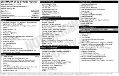 2024 Mazda Mazda CX-90 3.3 Turbo Preferred