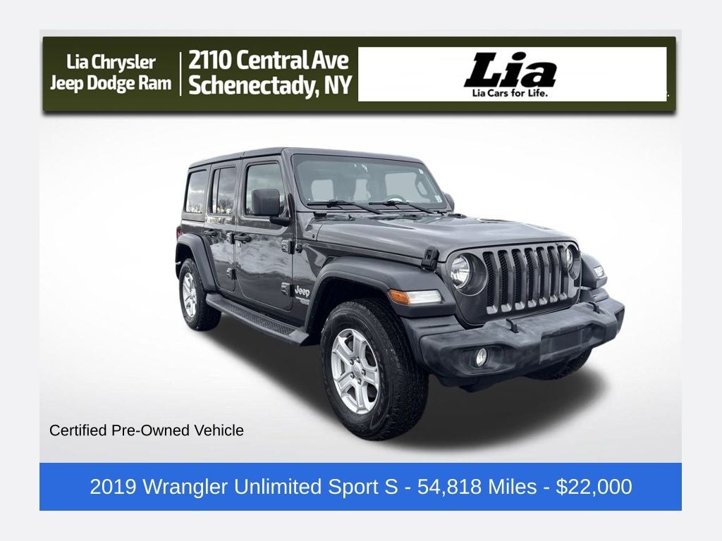2019 Jeep Wrangler Unlimited Sport S