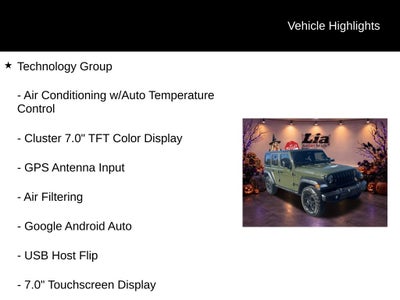 2021 Jeep Wrangler Unlimited Willys