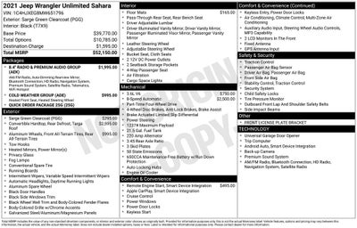 2021 Jeep Wrangler Unlimited Sahara