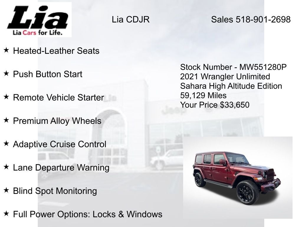 2021 Jeep Wrangler Unlimited Sahara High Altitude