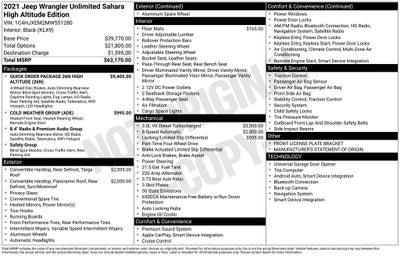 2021 Jeep Wrangler Unlimited Sahara High Altitude