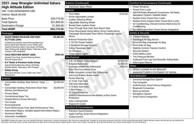 2021 Jeep Wrangler Unlimited Sahara High Altitude