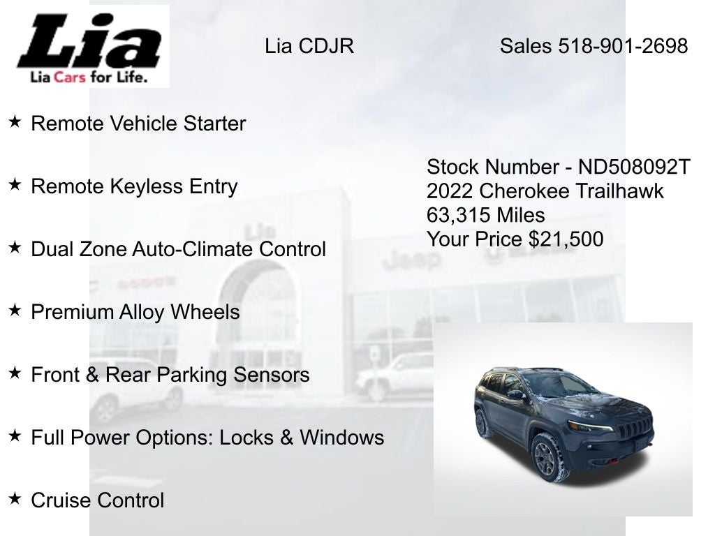 2022 Jeep Cherokee Trailhawk