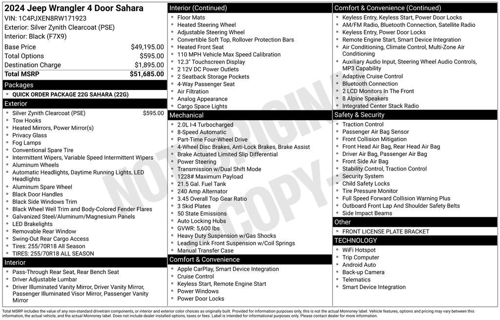 2024 Jeep Wrangler Sahara
