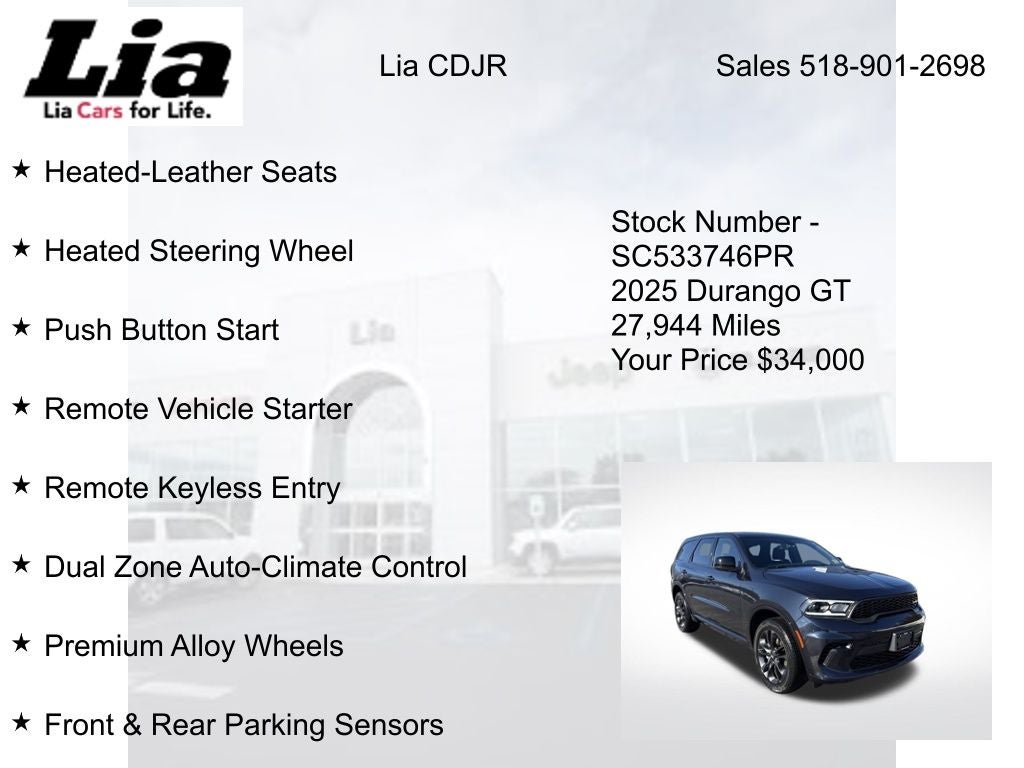 2025 Dodge Durango GT