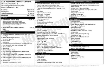 2025 Jeep Grand Cherokee Laredo X