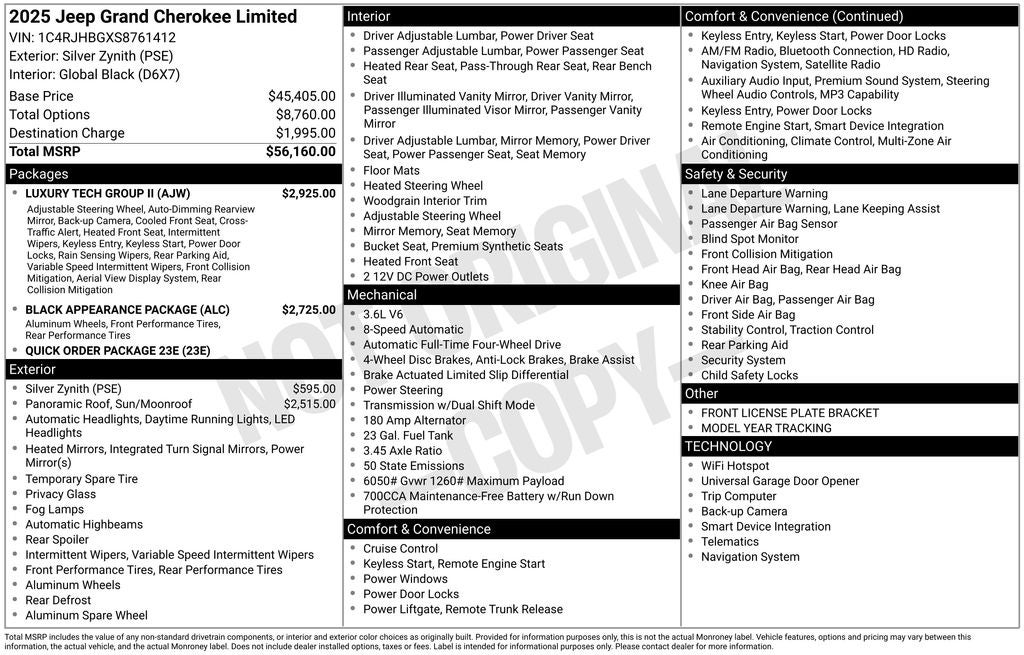 2025 Jeep Grand Cherokee Limited