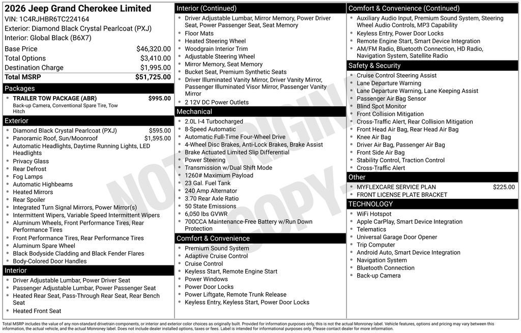 2026 Jeep Grand Cherokee Limited