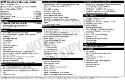 2026 Jeep Grand Cherokee Limited