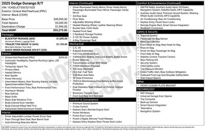 2025 Dodge Durango R/T