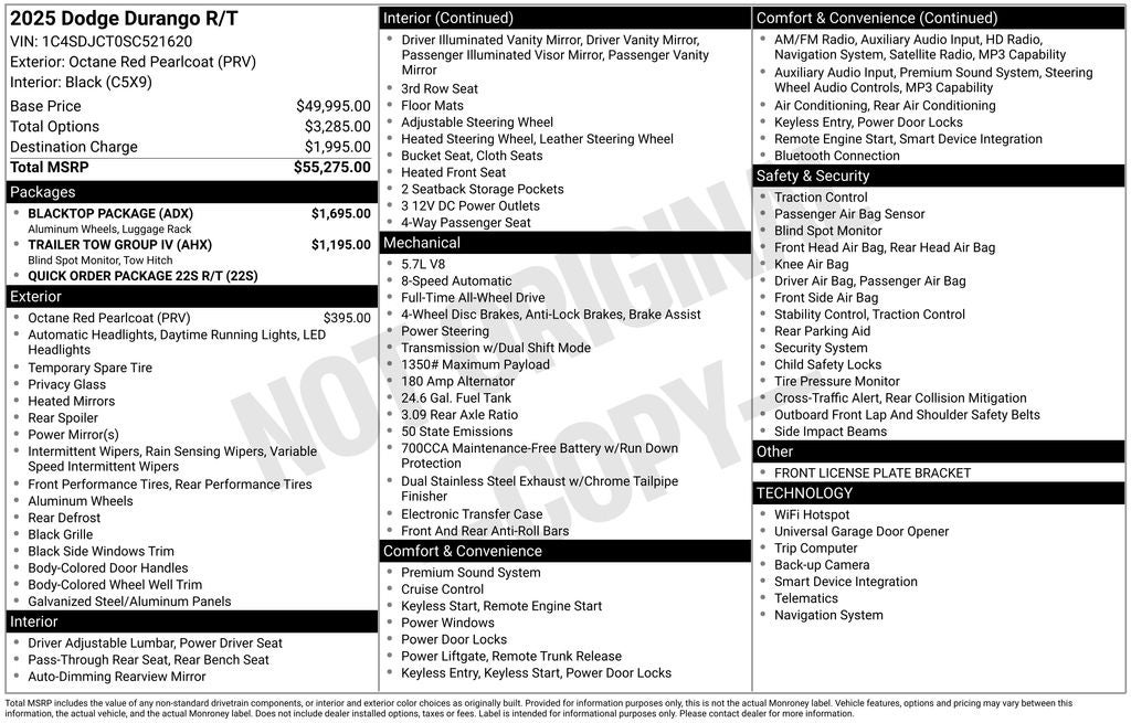 2025 Dodge Durango R/T