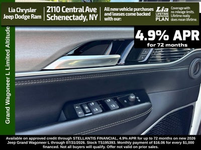 2026 Jeep Grand Wagoneer L Limited Altitude