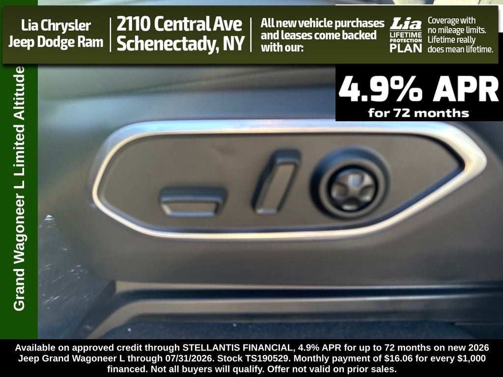 2026 Jeep Grand Wagoneer L Limited Altitude