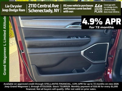 2026 Jeep Grand Wagoneer L Limited Altitude