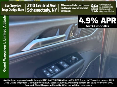 2026 Jeep Grand Wagoneer L Limited Altitude