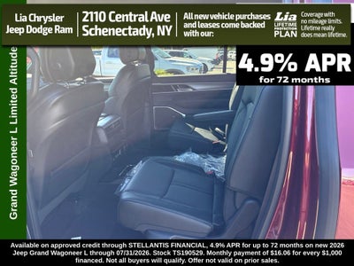 2026 Jeep Grand Wagoneer L Limited Altitude