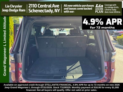 2026 Jeep Grand Wagoneer L Limited Altitude