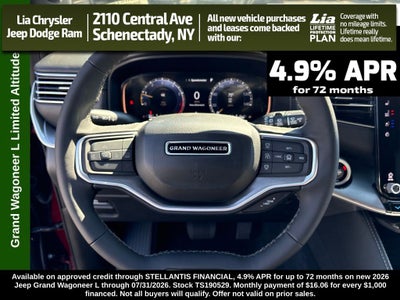 2026 Jeep Grand Wagoneer L Limited Altitude