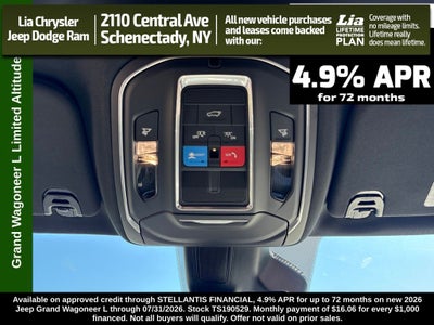 2026 Jeep Grand Wagoneer L Limited Altitude