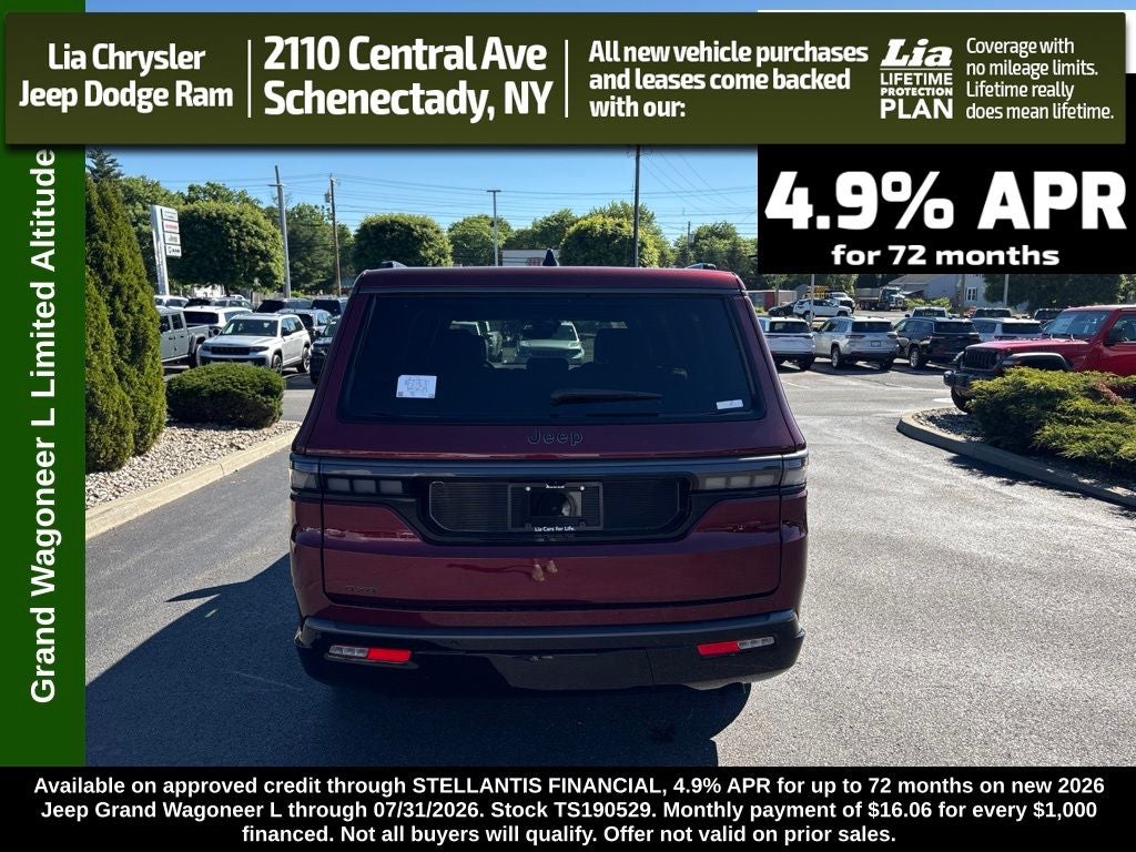 2026 Jeep Grand Wagoneer L Limited Altitude