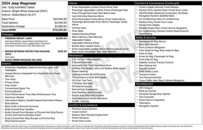 2024 Jeep Wagoneer Base