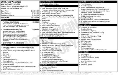 2023 Jeep Wagoneer Base