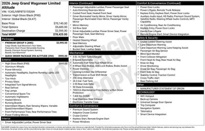 2026 Jeep Grand Wagoneer Limited