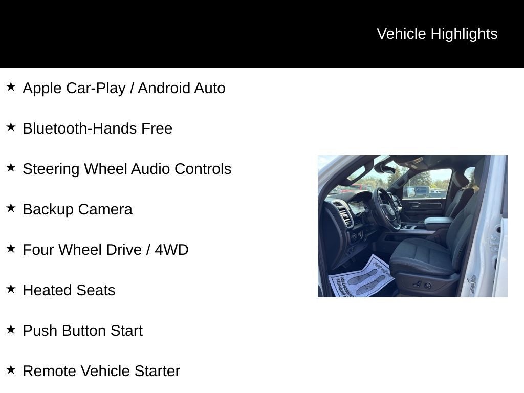 2021 RAM 1500 Big Horn/Lone Star 4D Crew Cab
