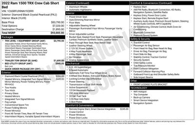 2022 RAM 1500 TRX 4D Crew Cab