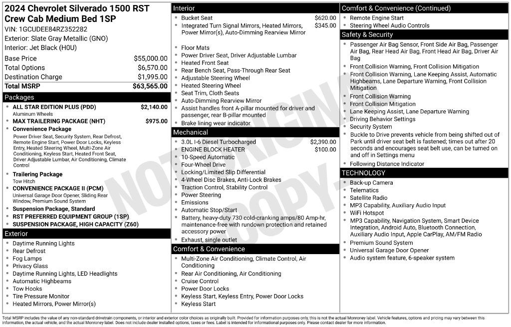 2024 Chevrolet Silverado 1500 RST