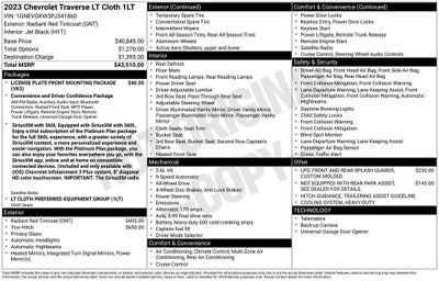 2023 Chevrolet Traverse LT 1LT