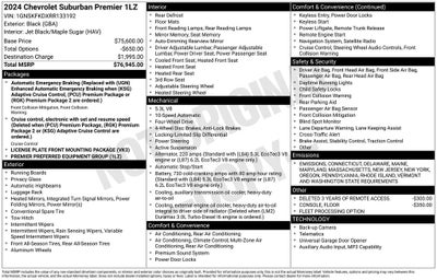 2024 Chevrolet Suburban Premier