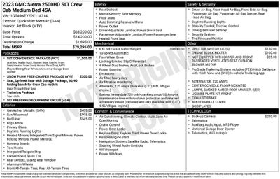 2023 GMC Sierra 2500HD SLT