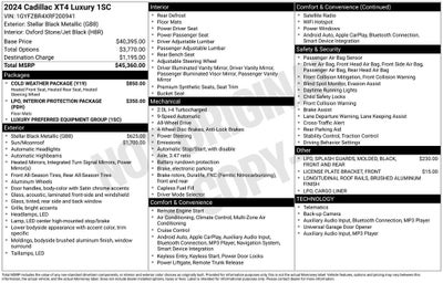 2024 Cadillac XT4 Luxury